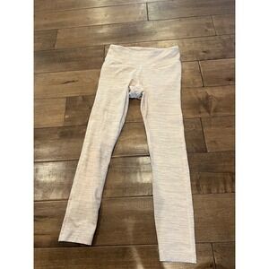 Outdoor Voices Warmup‎ Leggings High Rise Stretch Athletic Beige Light Pink XS